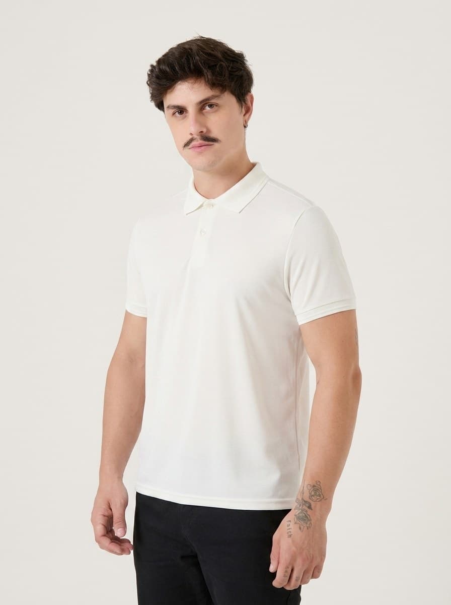 Polo Básica Malha PP Branco