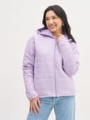 JAQUETA PUFFER FEMININA LILÁS