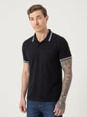 Polo Malha com Bolso Preto