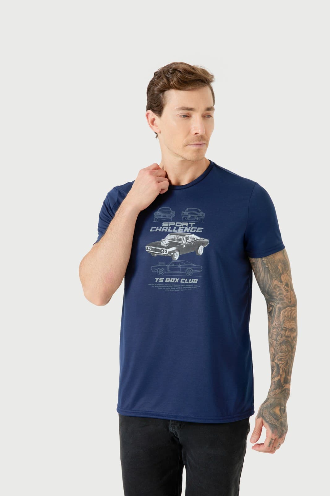 Camiseta Estampa TS Box Sport Challenge