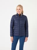 JAQUETA PUFFER FEMININA BOBOJACO SLIM SEM CAPUZ | AZUL-MARINHO