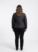 JAQUETA PUFFER FEMININA PLUS SIZE | PRETO