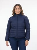 JAQUETA PUFFER FEMININA PLUS SIZE | AZUL-MARINHO